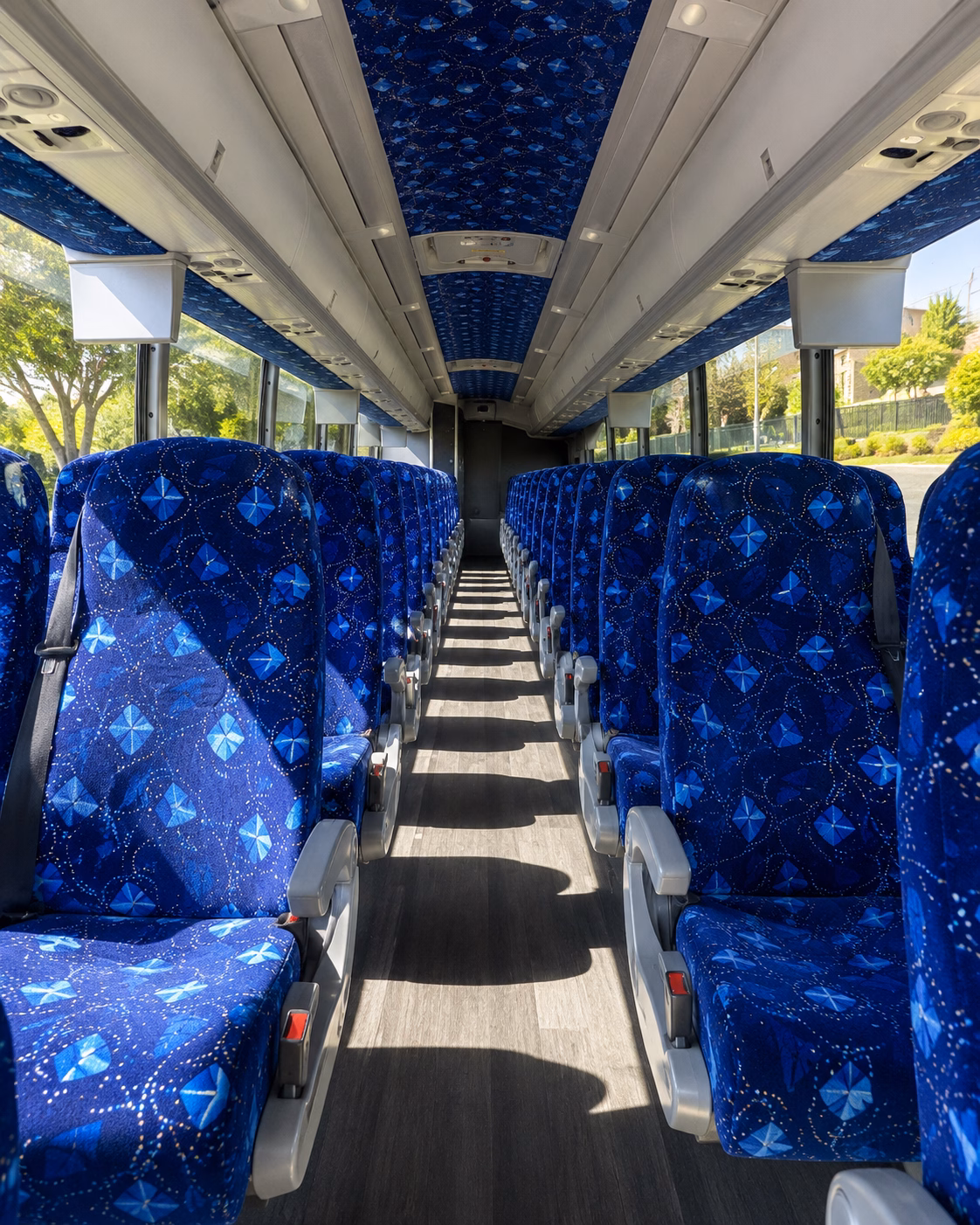 marlborough charter bus rental interior