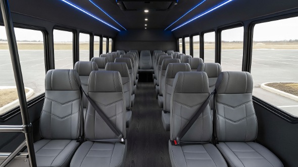 chicopee 15 passenger minibus interior